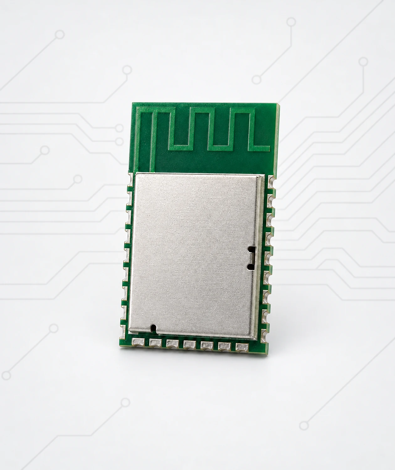 HX-TM8208B 蓝牙串口透传模组外观示意